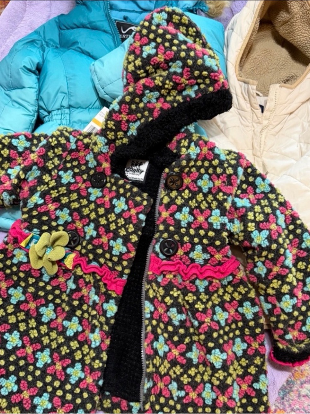 Girls Winter Coat Bundle: Vertical 9’, Lands End, Corky & Company